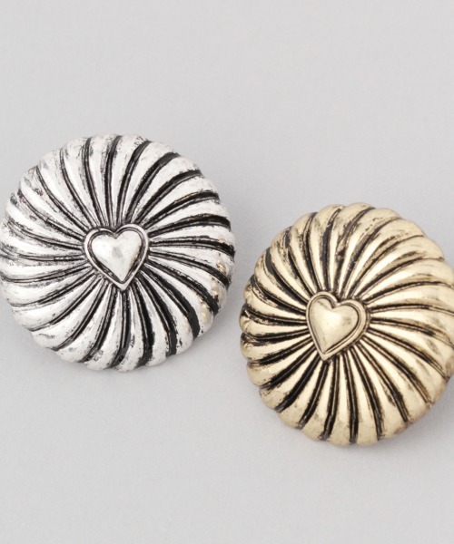 JEANASIS（ジーナシス）の「ハートコンチョイヤリング/237463（イヤリング・レディース・ゴールド/シルバー・FREE）」の4枚目の写真