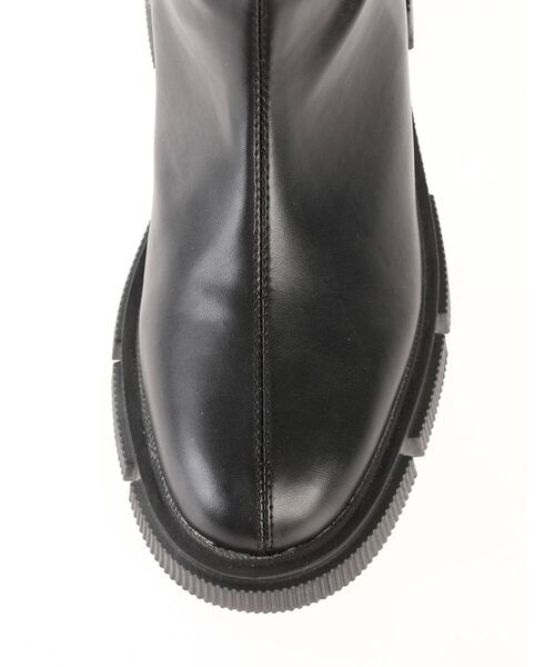 EMODA（エモダ）の「フラットロングソールブーツ（ブーツ・レディース・ブラック/アイボリー・SMALL/MEDIUM/LARGE）」の19枚目の写真