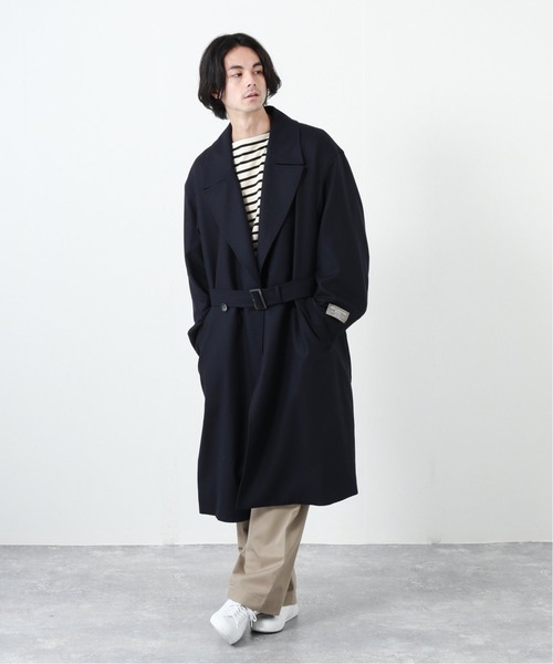 SLOW（スロウ）の「【SLOW】フランネル バルカラーコート（その他