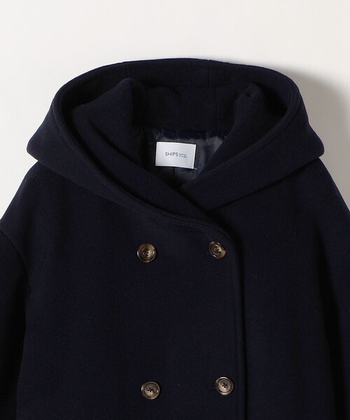 セール】【WEB限定】SHIPS any: フーデット ミディ コート3（その他