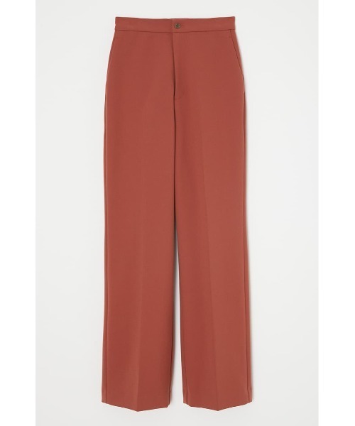 MOUSSY（マウジー）の「STRAIGHT FLARE パンツ（スラックス・レディース・チャコールグレー/ライトベージュ/ブラウン・0/1/2）」の8枚目の写真