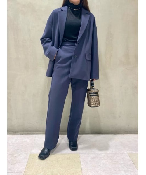 MOUSSY（マウジー）の「STRAIGHT FLARE パンツ（スラックス・レディース・チャコールグレー/ライトベージュ/ブラウン・0/1/2）」の22枚目の写真