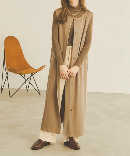 Ambre Neige（アンブルネージュ）の「2WAYジャンスカ／【WEB/EC限定商品】（サロペット/オーバーオール・レディース・ダークブラウン/ベージュ/ブラック/モカ・FREE）」の5枚目の写真