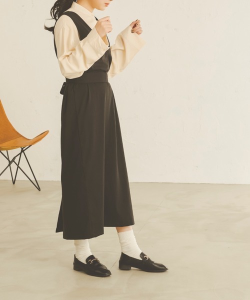 Ambre Neige（アンブルネージュ）の「2WAYジャンスカ／【WEB/EC限定商品】（サロペット/オーバーオール・レディース・ダークブラウン/ベージュ/ブラック/モカ・FREE）」の18枚目の写真