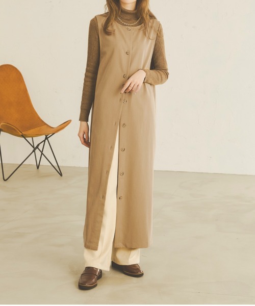 Ambre Neige（アンブルネージュ）の「2WAYジャンスカ／【WEB/EC限定商品】（サロペット/オーバーオール・レディース・ダークブラウン/ベージュ/ブラック/モカ・FREE）」の11枚目の写真