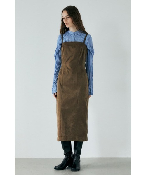 正規 値段 F Suede Bare ドレス ワンピース Moussy マウジー のファッション アウトレット 店舗 Zamera Co Mz