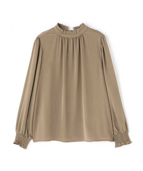 N.（N. Natural Beauty Basic）（エヌエヌナチュラルビューティーベーシック）の「【追加生産】◆フリルネックバックリボンブラウス（シャツ/ブラウス・レディース・ホワイト/ベージュ・MEDIUM）」の21枚目の写真