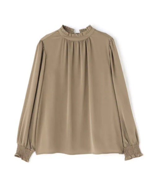 N.（N. Natural Beauty Basic）（エヌエヌナチュラルビューティーベーシック）の「【追加生産】◆フリルネックバックリボンブラウス（シャツ/ブラウス・レディース・ホワイト/ベージュ・MEDIUM）」の12枚目の写真