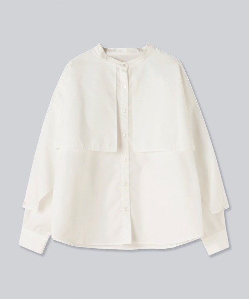 VACANCY（ヴァカンシー）の「ケープ襟付きフレアブラウス（シャツ/ブラウス・レディース・ホワイト/その他・FREE）」の12枚目の写真