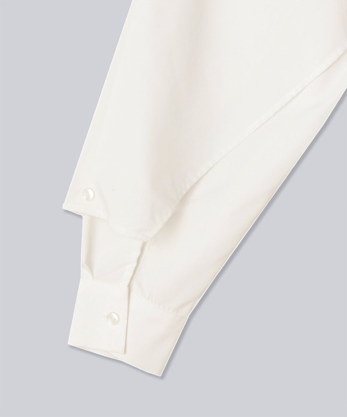 VACANCY（ヴァカンシー）の「ケープ襟付きフレアブラウス（シャツ/ブラウス・レディース・ホワイト/その他・FREE）」の9枚目の写真