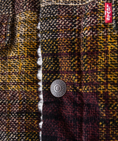 Levi's（リーバイス）の「【LEVI'S/リーバイス】シェルパボアジャケット　１６３６５（ブルゾン・メンズ・ブラウン/ブルー/ブラック・LARGE/SMALL/MEDIUM）」の6枚目の写真