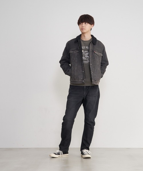 Levi's（リーバイス）の「【LEVI'S/リーバイス】シェルパボアジャケット　１６３６５（ブルゾン・メンズ・ブラウン/ブルー/ブラック・LARGE/SMALL/MEDIUM）」の11枚目の写真