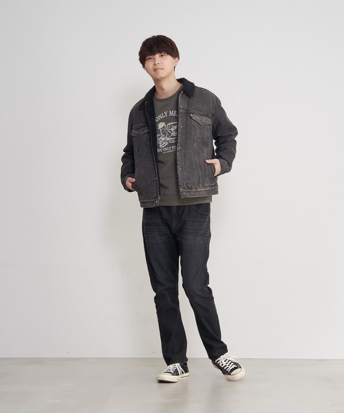 Levi's（リーバイス）の「【LEVI'S/リーバイス】シェルパボアジャケット　１６３６５（ブルゾン・メンズ・ブラウン/ブルー/ブラック・LARGE/SMALL/MEDIUM）」の12枚目の写真