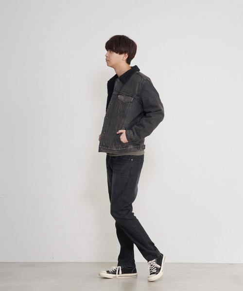 Levi's（リーバイス）の「【LEVI'S/リーバイス】シェルパボアジャケット　１６３６５（ブルゾン・メンズ・ブラウン/ブルー/ブラック・LARGE/SMALL/MEDIUM）」の13枚目の写真