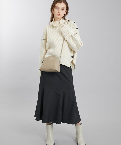 YAHKI（ヤーキ）の「【YAHKI(ヤーキ)】YH-437（ショルダーバッグ・レディース・グレイッシュベージュ/オフホワイト/ブラック・FREE）」の16枚目の写真