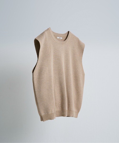 WYM LIDNM（ウィム バイ リドム）の「ニットベスト（ベスト・メンズ・ベージュ・M）」の14枚目の写真