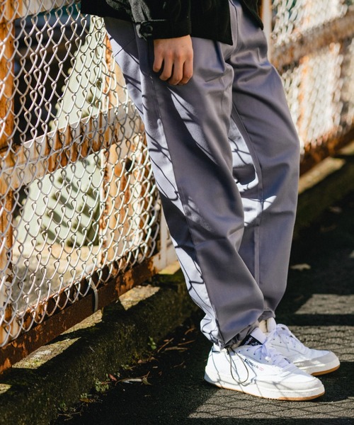BROKEN BASE（ブロークンベース）の「シャーリングワイドパンツ（その他パンツ・メンズ・ライトグレー/グリーン・MEDIUM/LARGE）」の6枚目の写真