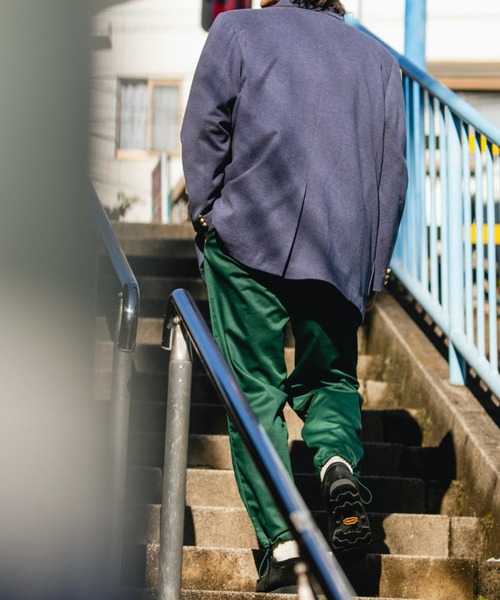 BROKEN BASE（ブロークンベース）の「シャーリングワイドパンツ（その他パンツ・メンズ・ライトグレー/グリーン・MEDIUM/LARGE）」の14枚目の写真