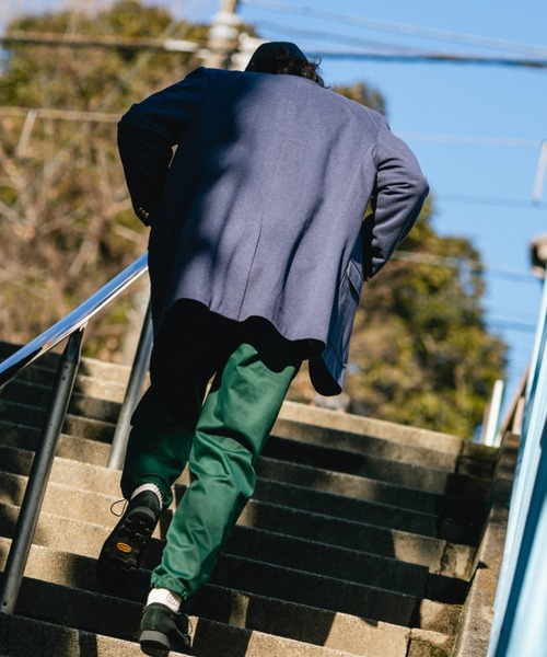 BROKEN BASE（ブロークンベース）の「シャーリングワイドパンツ（その他パンツ・メンズ・ライトグレー/グリーン・MEDIUM/LARGE）」の15枚目の写真