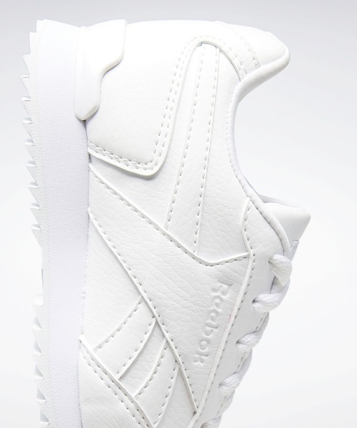 Reebok（リーボック）の「ロイヤル グライド リップル クリップ / ROYAL GLIDE RIPPLE CLIP （スニーカー・キッズ・ブラック×ブラック/ホワイト×ホワイト/ホワイト・17.0cm/18.0cm/19.0cm/20.0cm/21.0cm/22.0cm/22.5cm/23.0cm/23.5cm/24.0cm/24.5cm/25.0cm/21.5cm/17.5cm/18.5cm/19.5cm/20.5cm）」の13枚目の写真