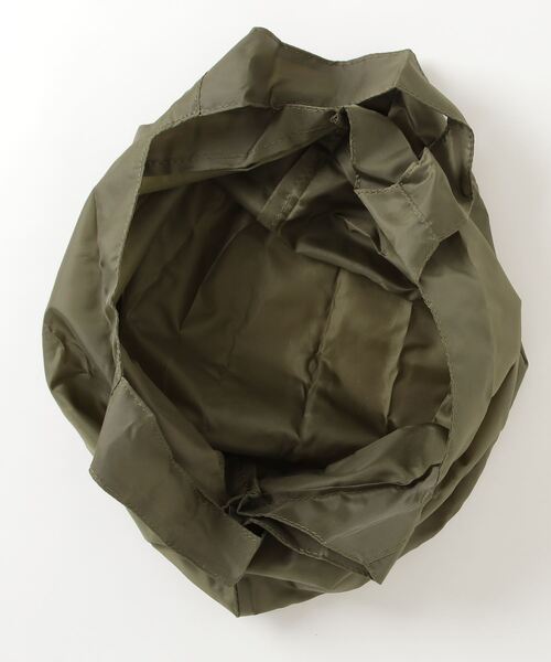 UNIVERSAL OVERALL（ユニバーサルオーバーオール）の「UNIVERSAL OVERALL/ 巾着ポーチ (ユニバーサルオーバーオール )(4colors)(Unisex)(SUVO-005)（エコバッグ/サブバッグ・メンズ・ブラック/ベージュ/カーキ/オレンジ・ONESIZE）」の7枚目の写真