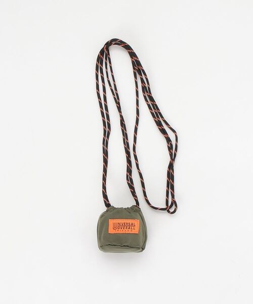 UNIVERSAL OVERALL（ユニバーサルオーバーオール）の「UNIVERSAL OVERALL/ 巾着ポーチ (ユニバーサルオーバーオール )(4colors)(Unisex)(SUVO-005)（エコバッグ/サブバッグ・メンズ・ブラック/ベージュ/カーキ/オレンジ・ONESIZE）」の8枚目の写真