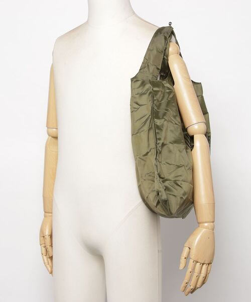 UNIVERSAL OVERALL（ユニバーサルオーバーオール）の「UNIVERSAL OVERALL/ 巾着ポーチ (ユニバーサルオーバーオール )(4colors)(Unisex)(SUVO-005)（エコバッグ/サブバッグ・メンズ・ブラック/ベージュ/カーキ/オレンジ・ONESIZE）」の9枚目の写真