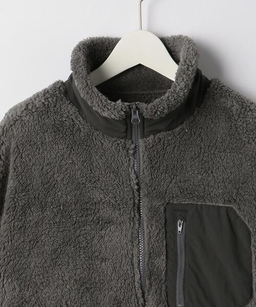 UNITED ARROWS LTD. OUTLET（ユナイテッドアローズアウトレット）の「＜A DAY IN THE LIFE＞シャギー フリース レイズドネック ブルゾン（Tシャツ/カットソー・メンズ・グレー/ベージュ/ブラック・M/L/S）」の10枚目の写真