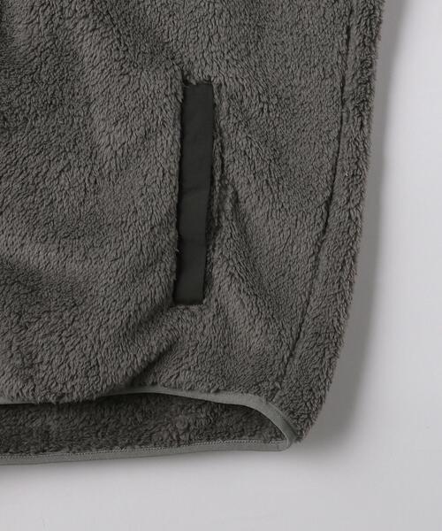 UNITED ARROWS LTD. OUTLET（ユナイテッドアローズアウトレット）の「＜A DAY IN THE LIFE＞シャギー フリース レイズドネック ブルゾン（Tシャツ/カットソー・メンズ・グレー/ベージュ/ブラック・M/L/S）」の12枚目の写真