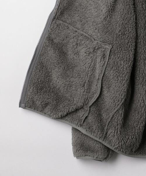 UNITED ARROWS LTD. OUTLET（ユナイテッドアローズアウトレット）の「＜A DAY IN THE LIFE＞シャギー フリース レイズドネック ブルゾン（Tシャツ/カットソー・メンズ・グレー/ベージュ/ブラック・M/L/S）」の14枚目の写真