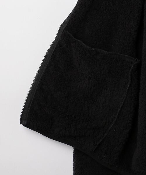 UNITED ARROWS LTD. OUTLET（ユナイテッドアローズアウトレット）の「＜A DAY IN THE LIFE＞シャギー フリース レイズドネック ブルゾン（Tシャツ/カットソー・メンズ・グレー/ベージュ/ブラック・M/L/S）」の5枚目の写真