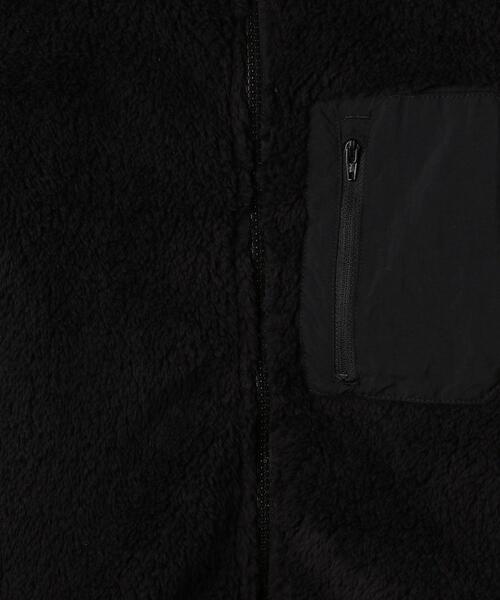 UNITED ARROWS LTD. OUTLET（ユナイテッドアローズアウトレット）の「＜A DAY IN THE LIFE＞シャギー フリース レイズドネック ブルゾン（Tシャツ/カットソー・メンズ・グレー/ベージュ/ブラック・M/L/S）」の6枚目の写真