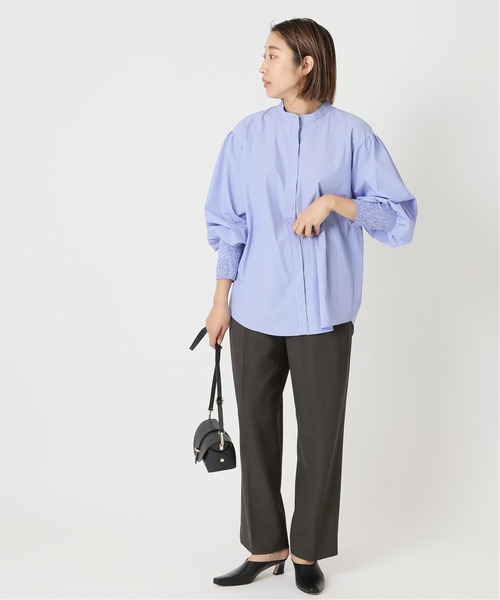 journal standard L'essage（ジャーナルスタンダードレサージュ）の「2タックワイドパンツ◆（その他パンツ・レディース・グレー/ネイビー・36/38）」の13枚目の写真