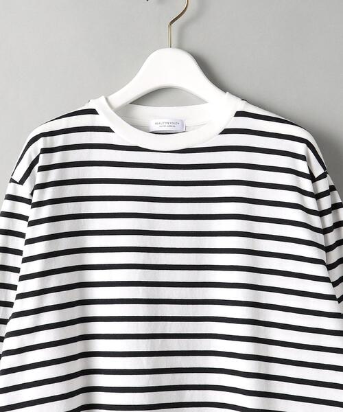 BEAUTY&YOUTH UNITED ARROWS(ビューティーアンドユースユナイテッドアローズ)の「BY コットン天竺ロングスリーブカットソー(Tシャツ/カットソー・レディース・ホワイト/ブラック/その他1・FREE)」の12枚目の写真