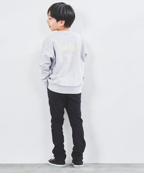 【coenキッズ/ジュニア】SMITH'S(スミス)別注プリントクルーネックスウェット(WEB限定サイズ)