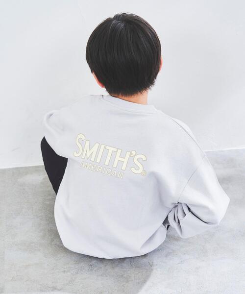 【coenキッズ/ジュニア】SMITH'S(スミス)別注プリントクルーネックスウェット(WEB限定サイズ)