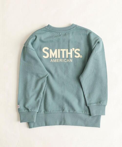 【coenキッズ/ジュニア】SMITH'S(スミス)別注プリントクルーネックスウェット(WEB限定サイズ)