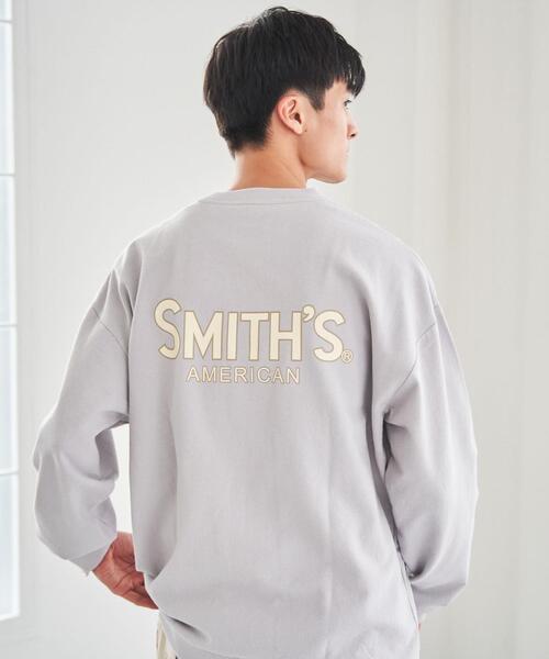 【coenキッズ/ジュニア】SMITH'S(スミス)別注プリントクルーネックスウェット(WEB限定サイズ)