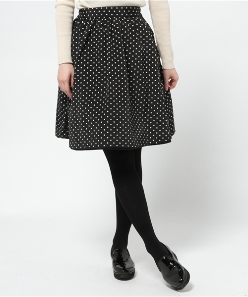 Chico（チコ）の「グログランリバーシブルSK（スカート・レディース・カーキ/ブラック・FREE）」の3枚目の写真