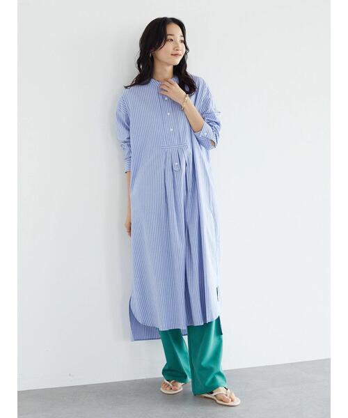 CRAFT STANDARD BOUTIQUE（クラフトスタンダードブティック）の「ストレートパンツ　＊（スラックス・レディース・ブラック/パープル/グリーン・M/L）」の18枚目の写真
