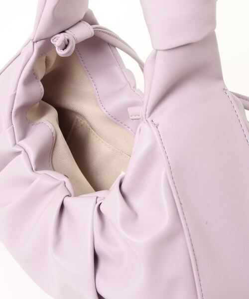 cepo（セポ）の「シャーリングバッグ（ハンドバッグ・レディース・ブラック/ベージュ/パープル・FREE）」の12枚目の写真