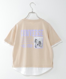 【キッズ】CONVERSE コンバース 裾レイヤードT（130~160cm）