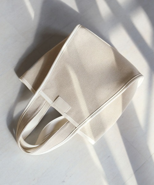 Bab（バブ）の「キャンバスミニトートーバッグ（トートバッグ・レディース・ブラウン/オフホワイト/ブラック・ONESIZE）」の12枚目の写真