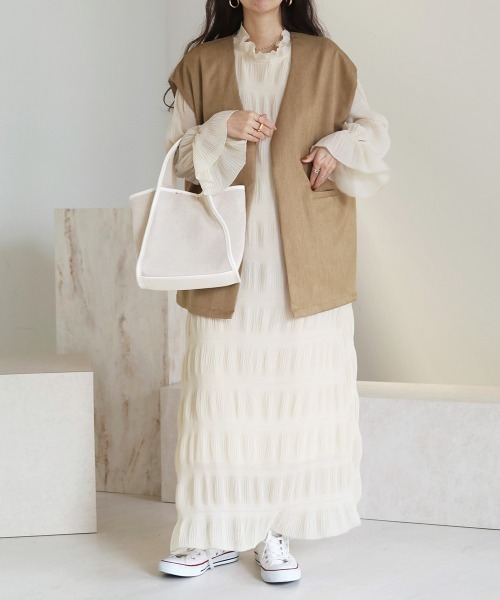 Bab（バブ）の「キャンバスミニトートーバッグ（トートバッグ・レディース・ブラウン/オフホワイト/ブラック・ONESIZE）」の17枚目の写真