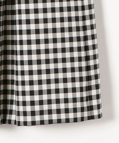 SHIPS any（シップス エニィ）の「SHIPS any:〈ウォッシャブル〉ランダムタック ギンガムチェック フレア ミディ スカート（スカート・レディース・ブラック・36/38）」の7枚目の写真