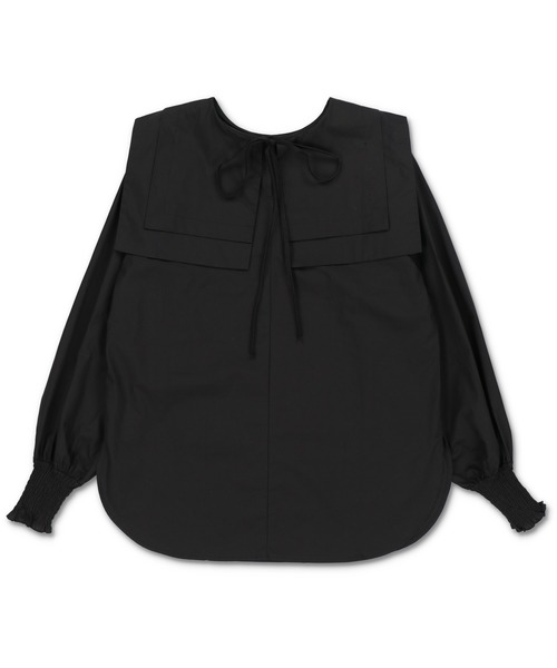 Lull（ルル）の「【Lull / ルル】2wayセーラーカラーブラウス（シャツ/ブラウス・レディース・ホワイト/ライトブルー/ブラック・ONESIZE）」の21枚目の写真