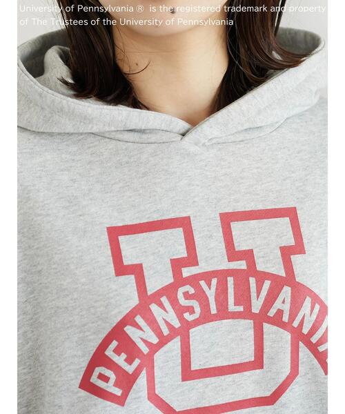 Green Parks(グリーンパークス)の「カレッジロゴプリントフーディー*(パーカー・レディース・グレー/ブルー/ホワイト系その他・FREE)」の22枚目の写真