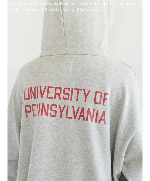 Green Parks(グリーンパークス)の「カレッジロゴプリントフーディー*(パーカー・レディース・グレー/ブルー/ホワイト系その他・FREE)」の17枚目の写真