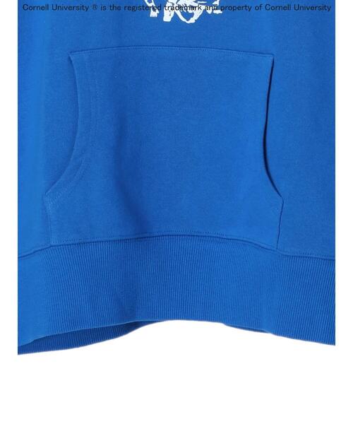 Green Parks(グリーンパークス)の「カレッジロゴプリントフーディー*(パーカー・レディース・グレー/ブルー/ホワイト系その他・FREE)」の5枚目の写真