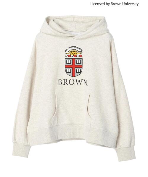 Green Parks(グリーンパークス)の「カレッジロゴプリントフーディー*(パーカー・レディース・グレー/ブルー/ホワイト系その他・FREE)」の8枚目の写真